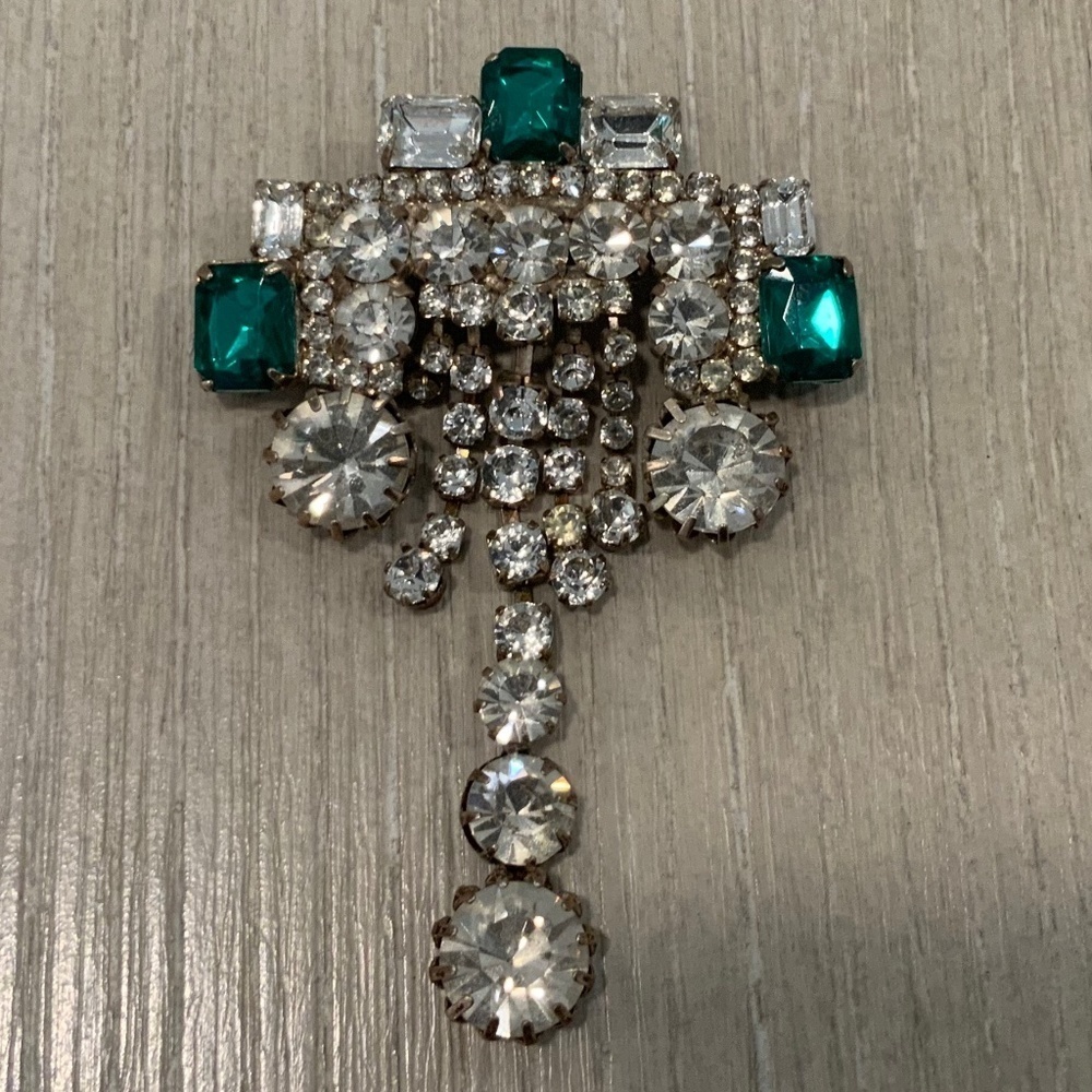 Vintage Rhinestone Brooch - Picture 3 of 6